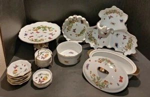 VTG ARDALT Strawberries Butterflies Springtime Casserole Dish Coaster Cake Plate - Picture 1 of 63