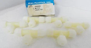 *6pc/PACK* SEAL PLASTICS 264N04 IMP EAST NYLON TEE - NEW/SURPLUS w/GUARANTEE - Picture 1 of 3