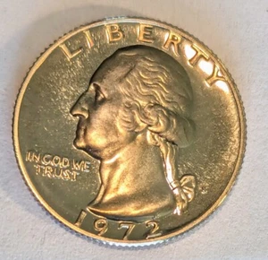 1972-er Jahre Washington Quarter Proof - Bild 1 von 2