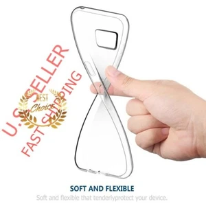 BRAND NEW Samsung Galaxy S10 CASE Thin Clear Transparent SOFT CASE - Zdjęcie 1 z 3