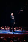 Frank Sinatra performing live at Madison Square Garden in tv - 1974 Old Photo 2