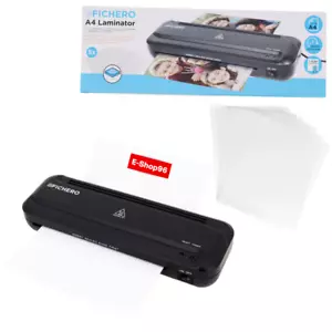 Plastificatrice a Caldo A4 265w + 25 Fogli Lucidi per Laminatrice Documenti Foto - Foto 1 di 5