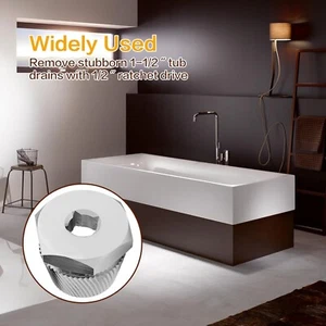 1.5in Tub Drain Extractor Tool – Drain Stopper Remover for Plumbing Repair - Picture 1 of 4