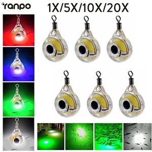 1X 20X Señuelo de Pesca LED Luz Nocturna Peces Accesorio Mini Forma de Ojo Iluminación LED - Imagen 1 de 20