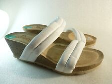 Yokono Women Shoes sandals White Slide Wedge Size 8 SKU 11818