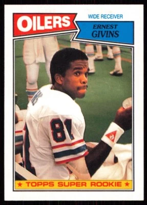 1987 Topps Ernest Givins Rookie Houston Oilers #310 - Image 1 of 2