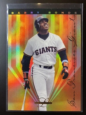 1995 Leaf Limited GOLD FOIL PRISM #4 Barry Bonds Baseball Card! SF Giants - Image 1 of 2