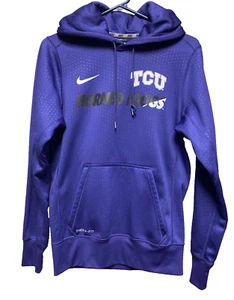 TCU Horned Frogs Nike Sweatshirt Therma Fit Lila Texas Christina University XS - Bild 1 von 8