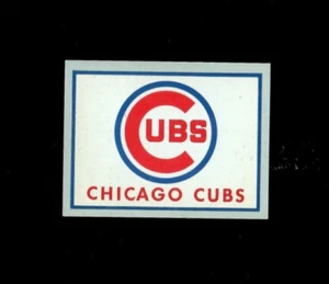 Calcomanías con el logotipo del equipo Fleer 1960 Chicago Cubs inserciones muy bonitas ¡sin pliegues!! - Imagen 1 de 2