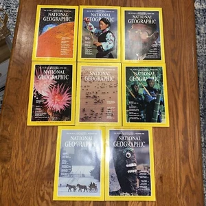 1980 National Geographic Magazine 8 Issues W/2 Maps. Jan- April & Sept- Dec - Picture 1 of 22