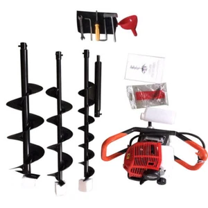 Auger Post Hole Gas Powered Earth Auger Digger Fence Ground Drill Set 52CC/71CC - Picture 1 of 47