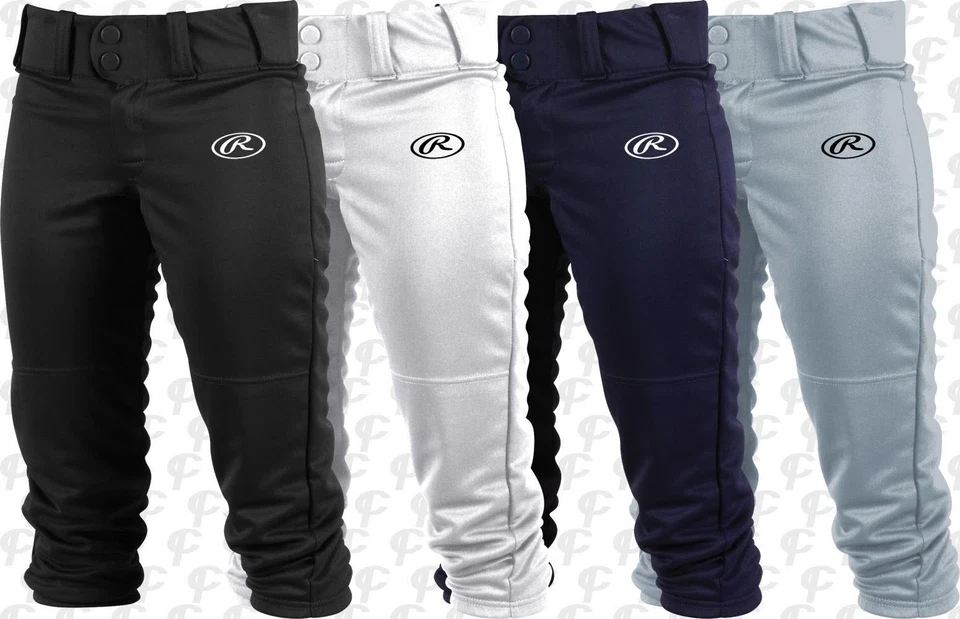 Pantalones de softbol lanzamiento rápido Rawlings WRB150 para mujer ¡NUEVO CIERRE! Foto 1 de 1
