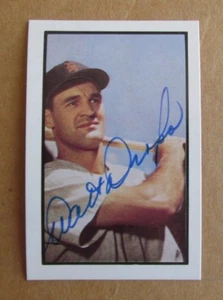 1953 BOWMAN REPRINT BASEBALL WALT DROPO #45 SIGNED AUTOGRAPHED CARD TIGERS D.10 - Picture 1 of 1