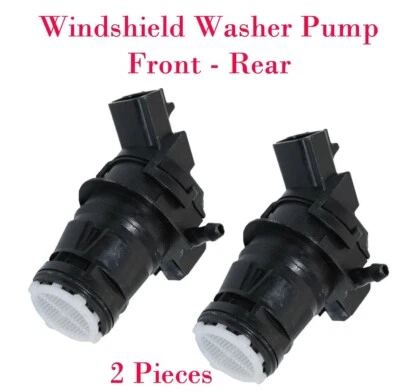 2 x Windshield Washer Pump Front - Rear Fits Mazda 3 3 Sport 5 6 6 CX7 CX9 RX8 - Image 1 of 4
