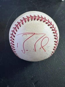 Barry Bonds Signed Baseball Autographed Pittsburgh Pirates Sf Giants Red Ink - Picture 1 of 3