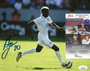 Gyasi Zardes Signed 8x10 Photo w/ JSA COA #II87578 USMNT USA Columbus Crew - Picture 1 of 2