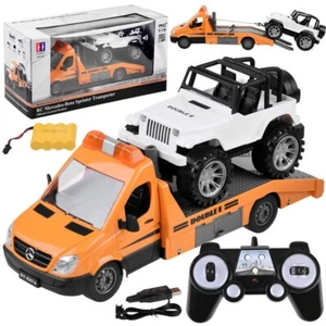 1:18 Mercedes Auto Autotransporter + Geländewagen Ferngesteuertes Ferngesteuert - Bild 1 von 12