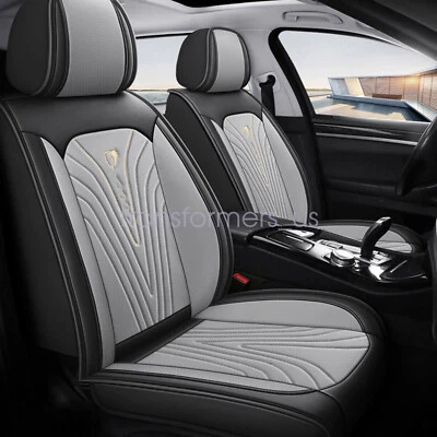 For Honda CRV CR-V Car Seat Covers Full Set Front &Rear PERF Protector Pad Gray - Image 1 of 4