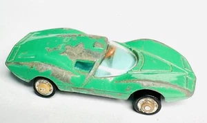 VINTAGE 1960'S PLAYART Lime Green, Orange Steering, Hub Caps Early Issue! - Picture 1 of 5