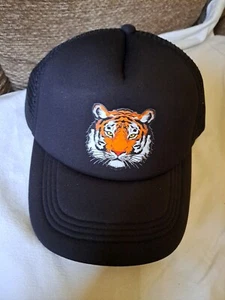 Tiger Head Hat New Black - Picture 1 of 3