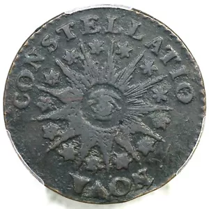 1785 C 3-B R-2 PCGS VF Details Nova Constellatio Colonial Copper Coin - Picture 1 of 3
