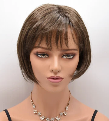 Peluca ELLEN de ESTETICA, R6/10 *¡LIQUIDACIÓN! Bob corto con flequillo, gorra elástica Foto 1 de 4