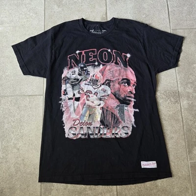 Camiseta Mitchell & Ness Neon Deion Sanders Atlanta Falcons Talla L Streetwear NFL Foto 1 de 4