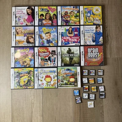 30 - Lote Atacado de Jogos para Nintendo DS e 3DS - Granel - Não Testado Solto e CIB Mix - Imagem 1 de 4