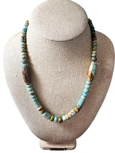 Jay King DTR 925 China Sterling Silver Necklace Turquoise Bead Southwestern - Picture 1 of 5