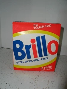 Vintage Brillo Soap Pads Original Box 1970s Box Contents Movie TV Prop - Picture 1 of 4