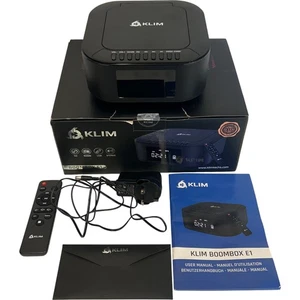 KLIM Boombox E1 Portable Stereo Bluetooth CD USB Player - Picture 1 of 23