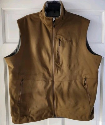 Sitka Gear Jetstream Vest XL, Mud Brown, Gore-Tex Windstopper, Windproof - Image 1 of 3