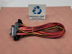 NEW OEM 18" 15+7 PIN SATA EXTENSION CABLE MALE TO FEMALE (BUNDLE OF 5) SKU 20780 - Picture 1 of 2