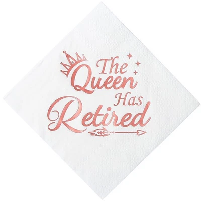 Decoraciones de fiesta de jubilación para mujer - Decoraciones de feliz jubilación Rose Go... Foto 1 de 4