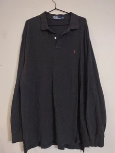 Polo Ralph Lauren Langarm Polo Classic Fit Herren Gr. XXL Grau Baumwolle - Bild 1 von 8