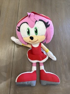 Toy Factory Sonic the Hedgehog 18" Modern Amy Rose Sega Plush Large Imperfection - Picture 1 of 22