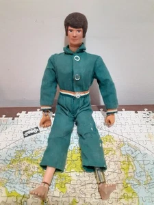 Action man vintage Atomic Man figure e vestiti verdi VEDI FOTO PER CONDIZIONI - Foto 1 di 15