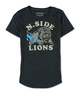 Aeropostale Womens N. Side Lions Graphic T-Shirt, Grey, Juniors, X-Large - Picture 1 of 1
