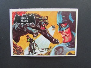 1966 Topps Batman Black Bat Set Break Card #34 Deadly Claws - Picture 1 of 2
