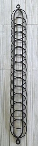 Wall Mount Mail/Card Organizer Holder Circle Rack Metal 23" x 3" 14 Slots - Picture 1 of 10