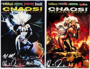 CHAOS! COMICS - LADY DEATH - CHAOS QUARTERLY - COMIC CAVALCADE LTD SET LTD 150! - Picture 1 of 3
