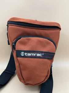 Tamrac Model 515 Compact Zoom Pack fondina borsa fotocamera rossa made in USA VINTAGE 1989 - Foto 1 di 8
