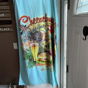 Jimmy Buffett Cheeseburger In Paradise Oversized Beach Towel - Picture 1 of 6