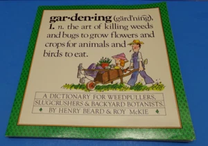 Gardening : A Gardener's Dictionary Paperback Henry Beard Roy McKie Humor - Picture 1 of 2