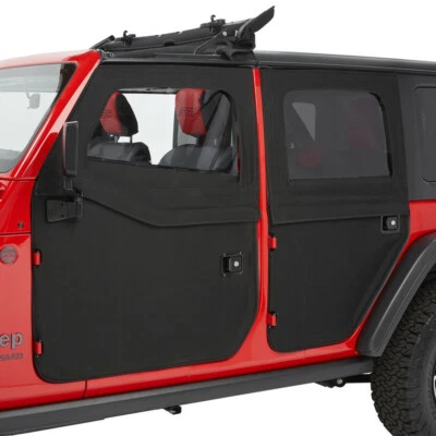 Porte anteriori divisibili nere Black Diamond Jeep Wrangler JT Gladiator JT - Immagine 1 di 4