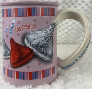 Hershey's Kisses Mug 16oz Be Mine Official Unique Twist Handle Pink - Picture 1 of 12