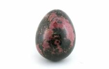 2 2/3 x 2 Inch Rhodonite Egg Sphere Crystal Ball Gemstone Gem Stone S75