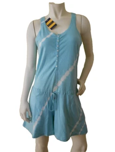 Ralph Lauren Rugby M neu mit Etikett $ 128 kurzer Strampler türkis Baumwolle Batik ärmellos - Bild 1 von 5