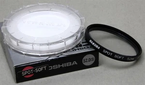 52mm Screw-In Filter TOSHIBA/HAKUBA SPOT-SOFT Clear Center Made in Japan NOS - Picture 1 of 1