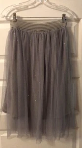 Arizona Girls Sz 16 Grey Skirt Elastic Waist  Pull On  - Picture 1 of 5